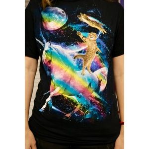 Unicorn cat shirt